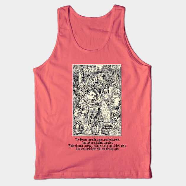 The Beavers Tale - The Hunting Of The Snark Tank Top by The Blue Box